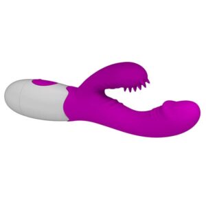 Vibrador de Ponto G e Clitóris a Pilha Pretty Love