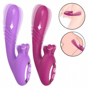 Vibrador Layla com Movimento Vai e Vem e Rotação 360° – 20,2 x 4,6 cm - Fascinare