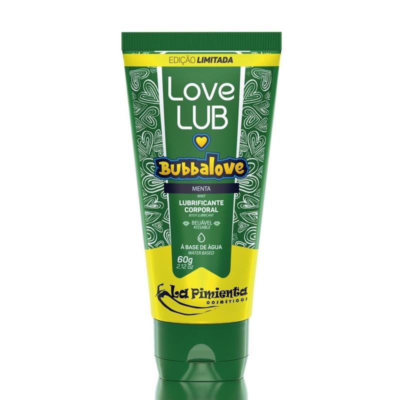 Gel Beijável Bubbalove Menta Love Lub 60g