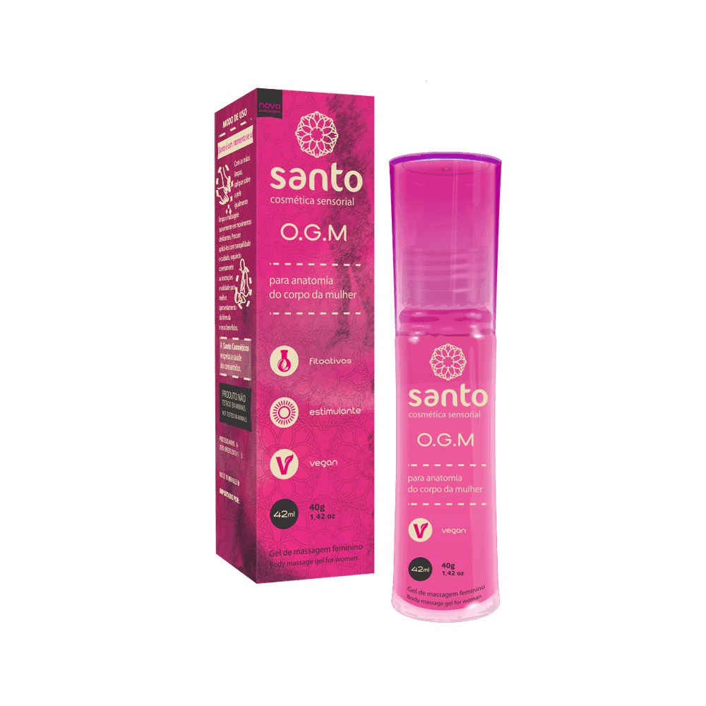 Excitante Feminino OGM Gel Potencializador 40g Santo