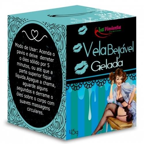 Óleo de Massagem Vela Ice Menta - La Pimienta