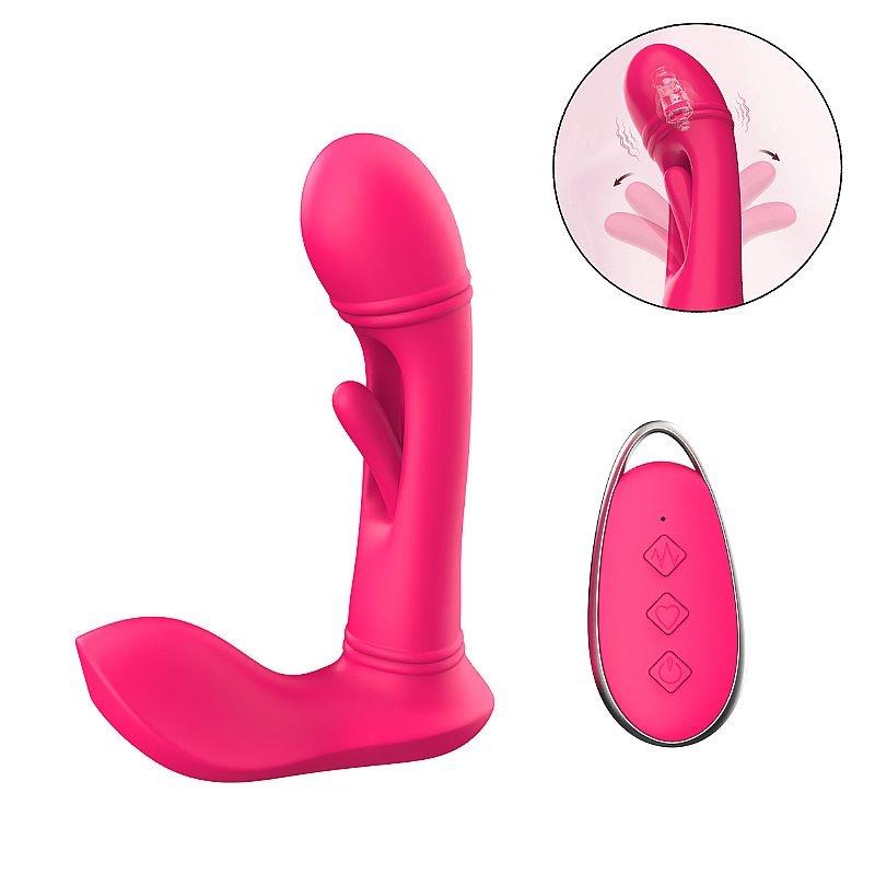 Vibrador de Ponto G e Clitóris Duplo Slap Ecstasy