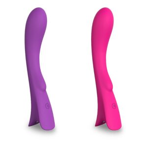 Vibrador Ponto G em Silicone Tops - 9 Velocidades de Vibração, 100% À Prova D'água e Toque Aveludado - Fascinare