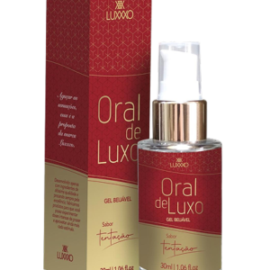 Gel Beijável Morango Duplo Efeito ORAL DE LUXO