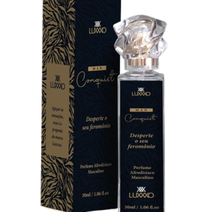 Perfume Masculino com Feromônio MAN Conquist - Fragrância Sedutora Premium com Fixação Prolongada - Conquiste Naturalmente