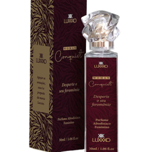 Perfume Feminino com Feromônio - WOMAN Conquist - Atração Irresistível e Fragrância Afrodisíaca - Luxxxo Cosméticos