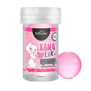 Hot Ball Xana Loka - Excitante Feminino: Bolinhas Explosivas Esquenta, Esfria e Vibra - 2 Unidades - Fascinare