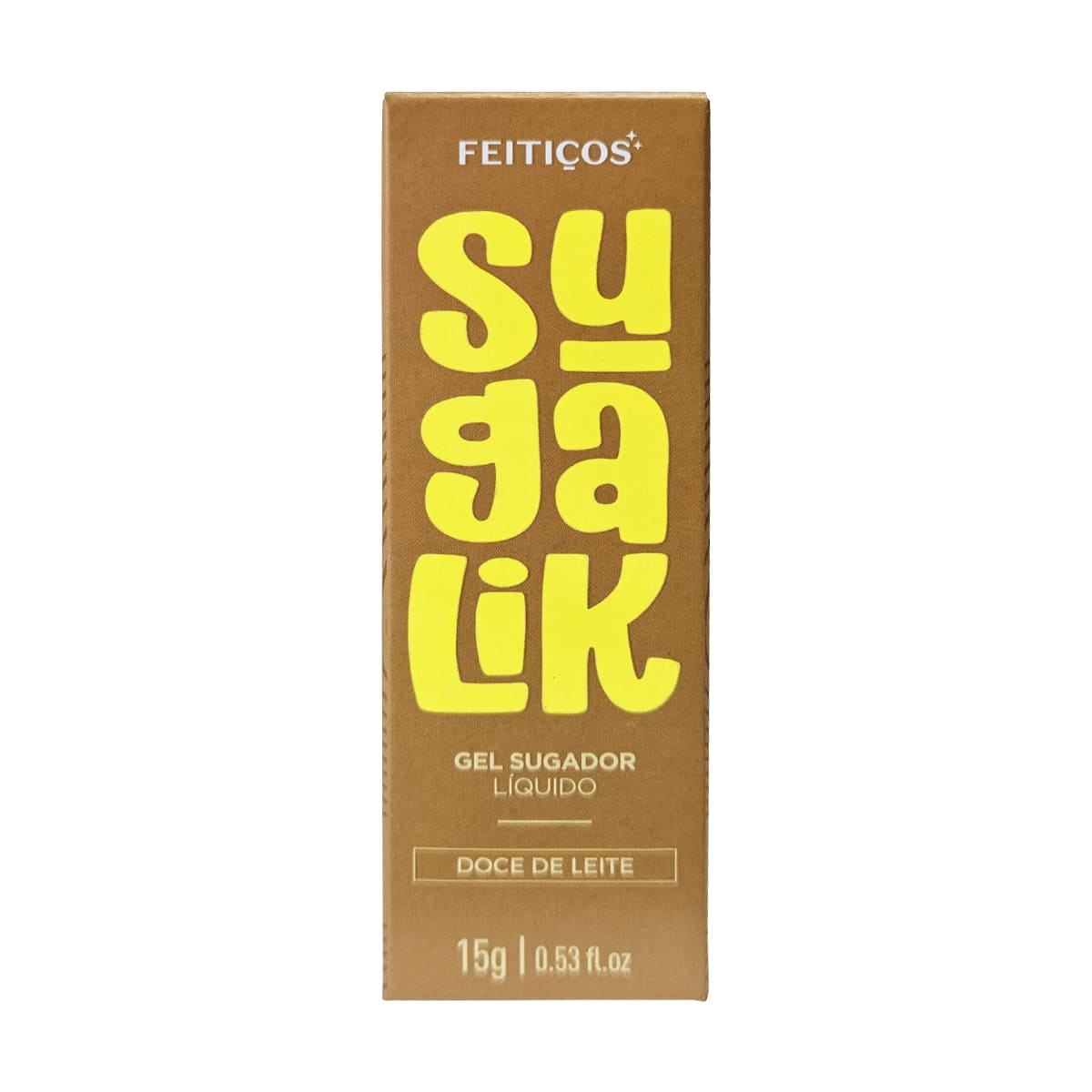 Sugalik Gel Beijável Sabor Doce de Leite 15g Feitiços - Imagem 2