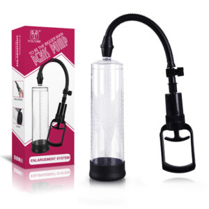 Bomba Peniana Manual com 1 Anel de Silicone para Desenvolvimento Peniano