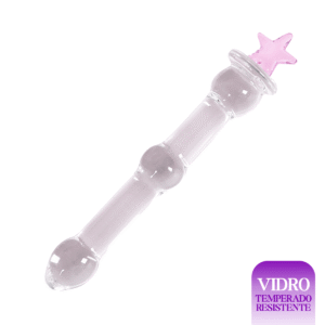 Plug Anal Estrela de Vidro Luxo | Sensações Estimulantes