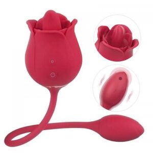 Vibrador Rosa Blossoms S-Hande - Dupla Estimulação Ponto G e Clitóris 9 Modos