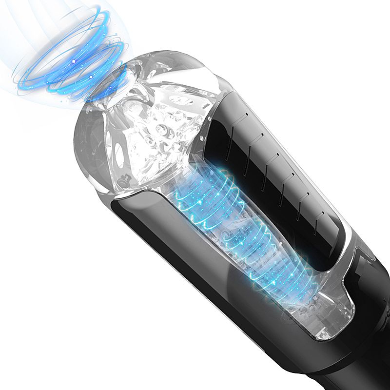 Masturbador Masculino Turbo com Vibração, Sucção e Voz – 30,1 x 8,7 cm - Imagem 3