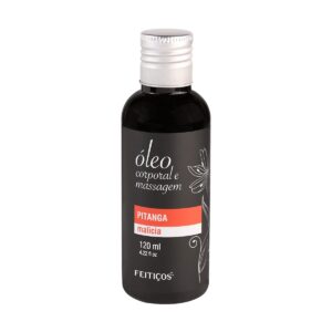 Óleo Corporal Pitanga Hidratante e Aquece 120ml Malícia: Massagem Relaxante & Sensual para Momentos Inesquecíveis