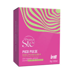 Gel Excitante Unissex Pico Pulse Melancia: Sucção, Vibração e Pulsação Refrescante!