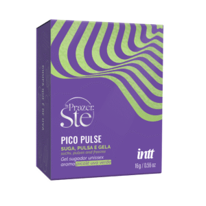 Gel Excitante Unissex Pico Pulse Uva Verde: Sucção, Pulsação e Vibração que Arrepiam!