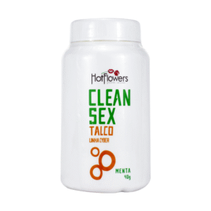Talco Higienizador para Brinquedos Eróticos Clean Sex Menta – 40g
