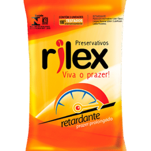 Preservativo Rilex Retardante - Pacote com 3 unidades