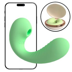 Vibrador Duplo Interativo com App e Controle à Distância - Com Case