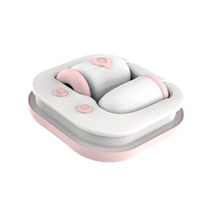 Vibrador Coelho Bullet Duplo com Língua Estimuladora Recarregável