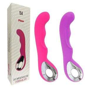 Vibrador de Ponto G Pima: 10 Modos, Recarregável USB, Macio, Ergonômico e 100% À Prova D'água