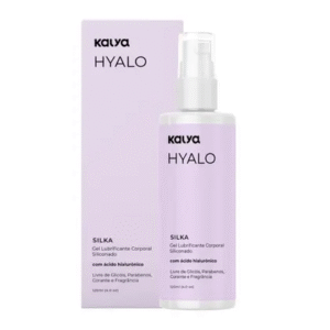 Lubrificante Siliconado Hyalo Silka com Ácido Hialurônico Vegano 120ml - Deslizamento Superior