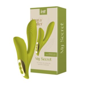 Vibrador My Secret Laura Muller: Clitoriano, Vaginal, 3 Vibrações, 10 Ondas Pressão, USB
