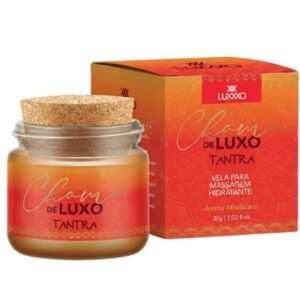 Vela Para Massagem Aromática com Ácido Hialurônico e D-Pantenol : Chama de Luxo Atração Tantra - LUXXXO