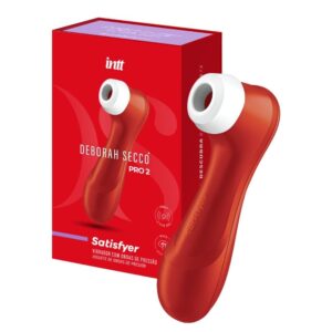 Vibrador Satisfyer Pro 2 INTT By Deborah Secco:11 Intensidades, Air-Pulse, USB-C Vermelho