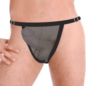 Cuecas Jockstrap Sexy Especial Ousada Picante Preta Fascinare