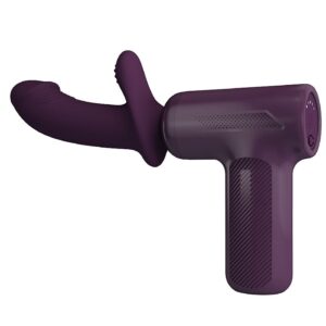 Máquina do Sexo Formato de Pistola Masturbadora - 5 Níveis de Pressão, Realismo Anatômico e Design Ergonômico - Fascinare