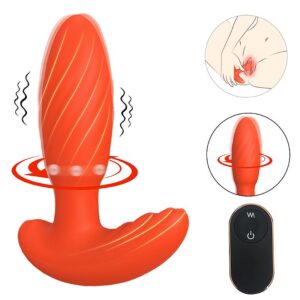 Vibrador Ponto G Clitóris e Próstata com Rotação de Esferas - 9 Modos de Vibração e Rotação 360º - Fascinare