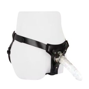 Cinta Peniana Ajustável em Couro PU - Suporte Robusto, Ajuste Personalizado e Realismo Extremo - Fascinare