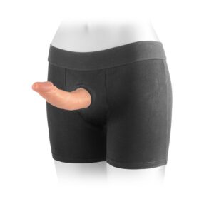 Cinta Peniana Formato de Cueca em Elastano com Prótese 21cm Harness 2 - Realismo Anatômico, Ajuste Firme e Conforto Superior - Fascinare