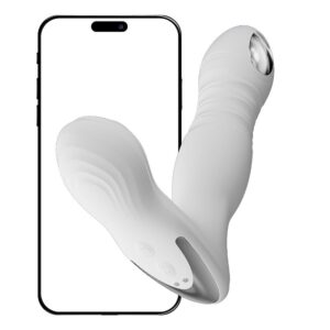 Vibrador de Ponto G com Choque Elétrico - Controle por APP - Carregamento Magnético