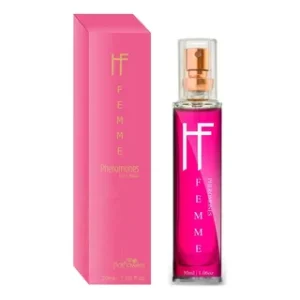 Perfume Feminino Hot Flowers HF Femme 30mL Floral Feromônio Spray